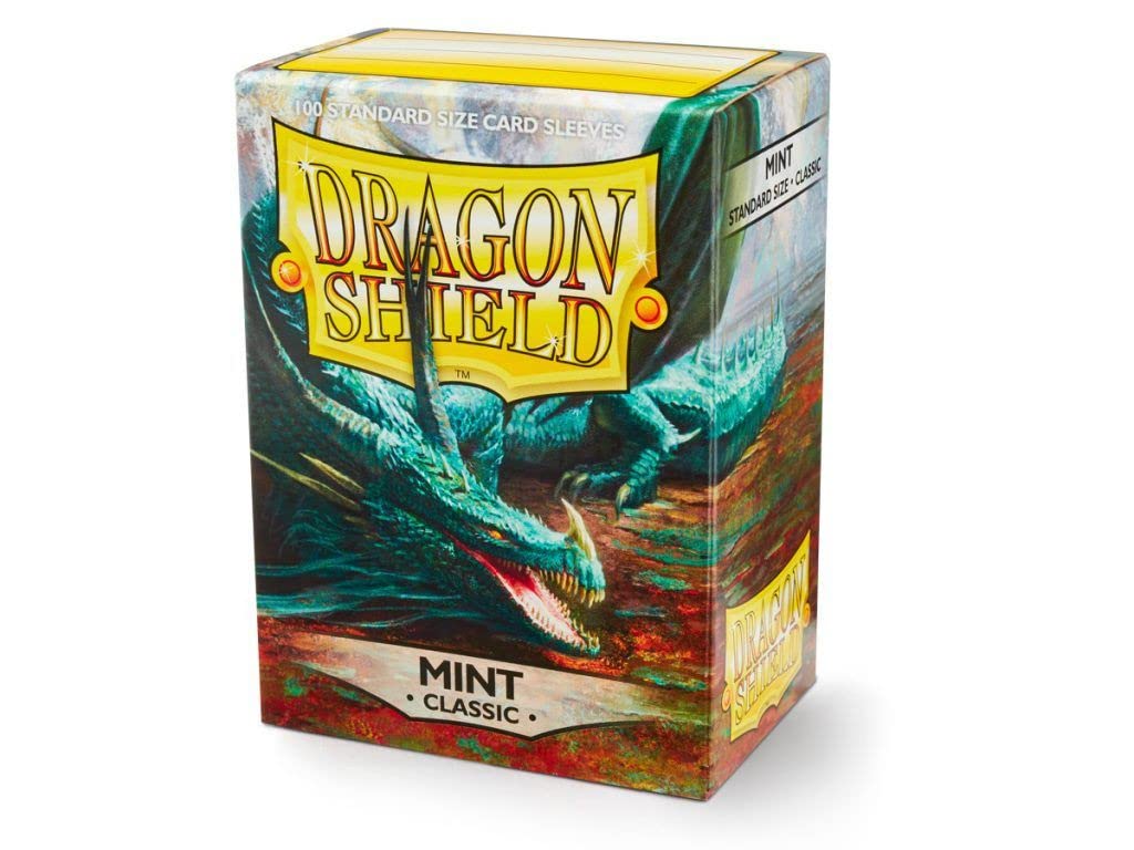Arcane Tinman Dragon Shield Standard Size Card Sleeves – Classic Mint 100 CT - MTG Card Sleeves are Smooth & Tough - Compatible with Pokemon, Yu-Gi-Oh!, & Magic The Gathering Card Sleeves
