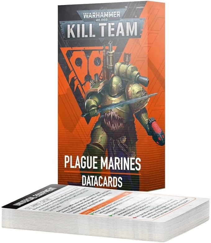 Games Workshop - Warhammer 40K Kill Team - Plague Marines 2024 Datacards