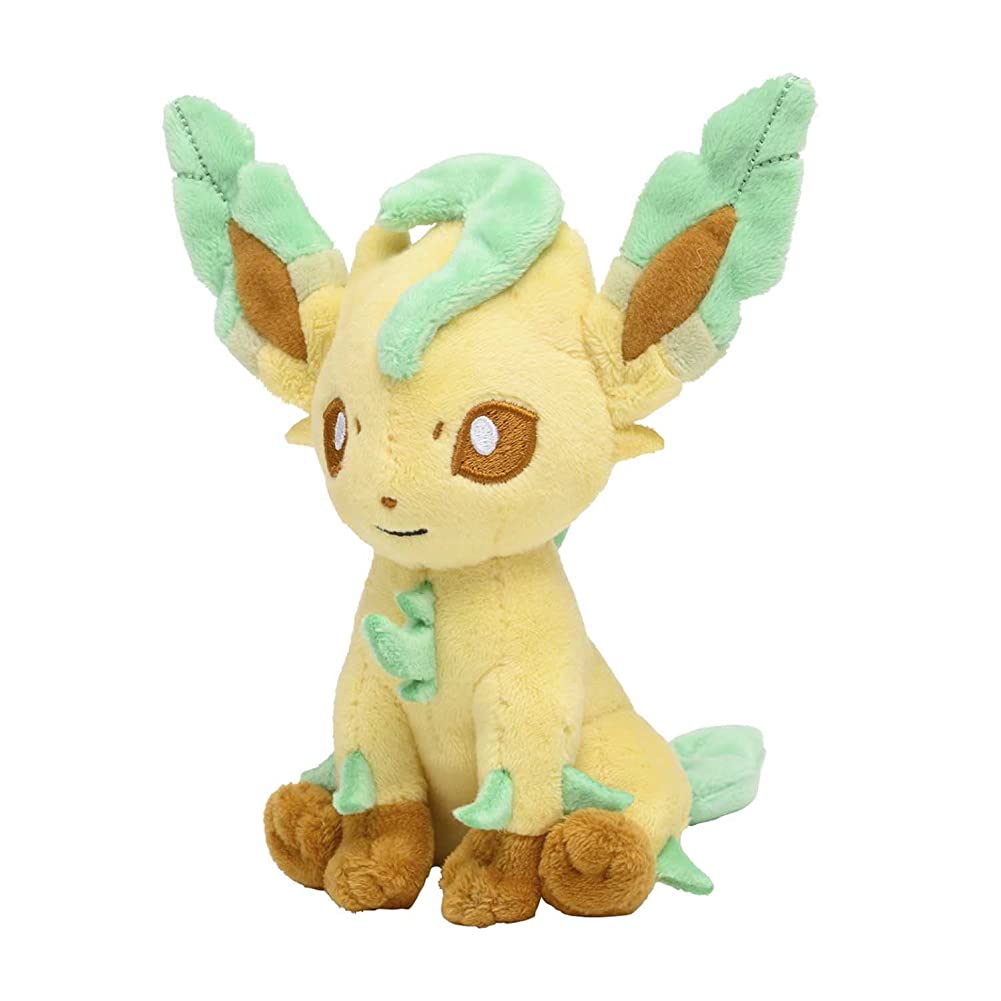 Pokemon Center: Sitting Cuties: Leafeon Plush # 470 - Generation 4 - 6 In