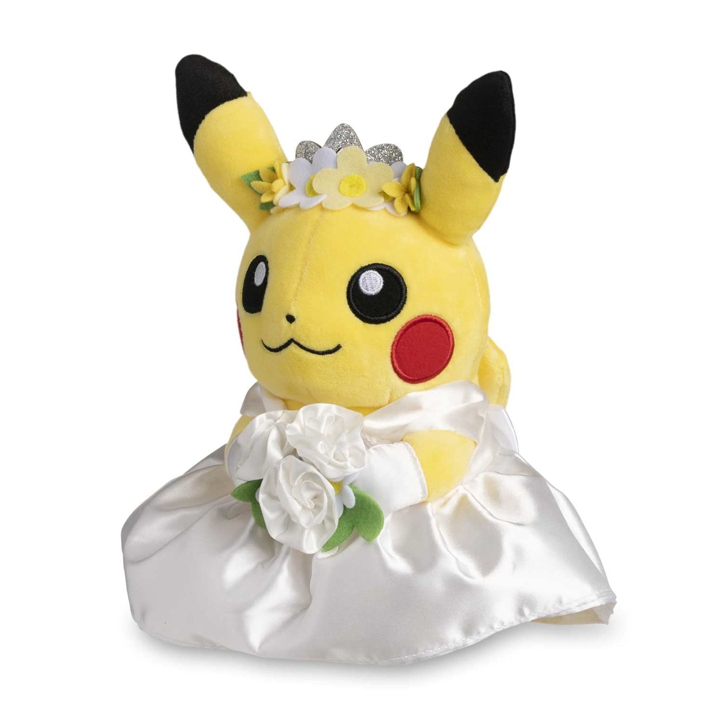 Pokemon Center: Pikachu Wedding - Dress Pikachu (Female) Plush, 8 Inch