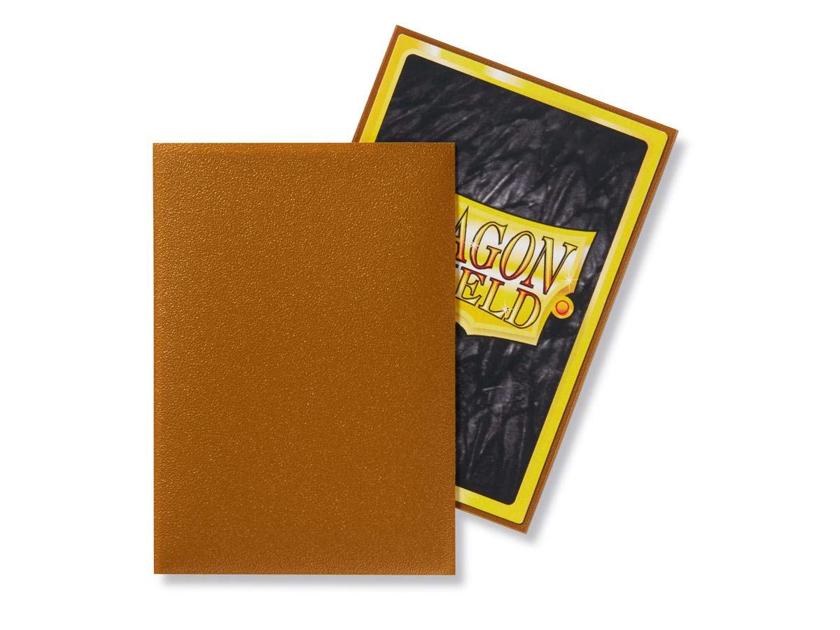 Dragon Shield Matte Mini Japanese Gold 60 ct Card Sleeves Individual Pack