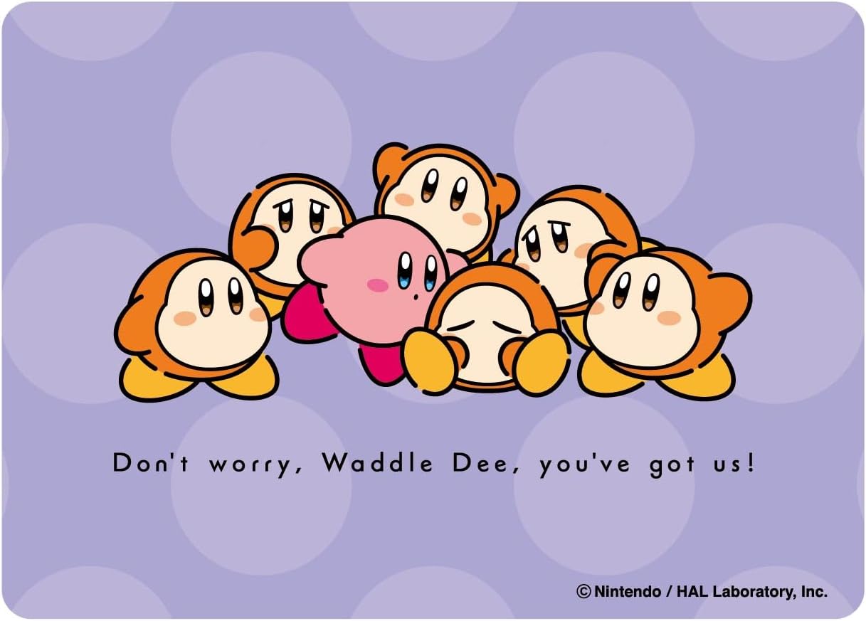 Ensky Players 80ct Card Sleeves - Character Kirby Play with Waddle Dee "It's Okay!" (EN-1503)