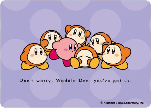 Ensky Players 80ct Card Sleeves - Character Kirby Play with Waddle Dee "It's Okay!" (EN-1503)