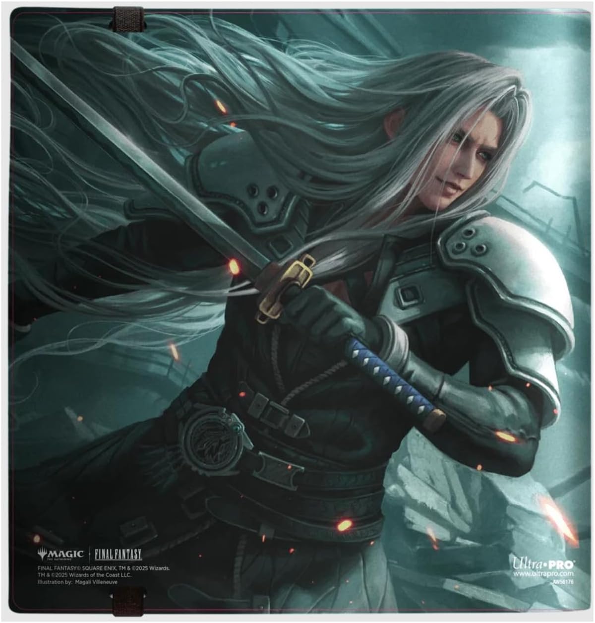 Ultra PRO - Final Fantasy x Universes Beyond Cloud/Sephiroth 12-Pocket PRO-Binder for Magic: The Gathering | TCG Card Collector Album, MTG Binder, Final Fantasy Card Binder, Deck Storage Binder