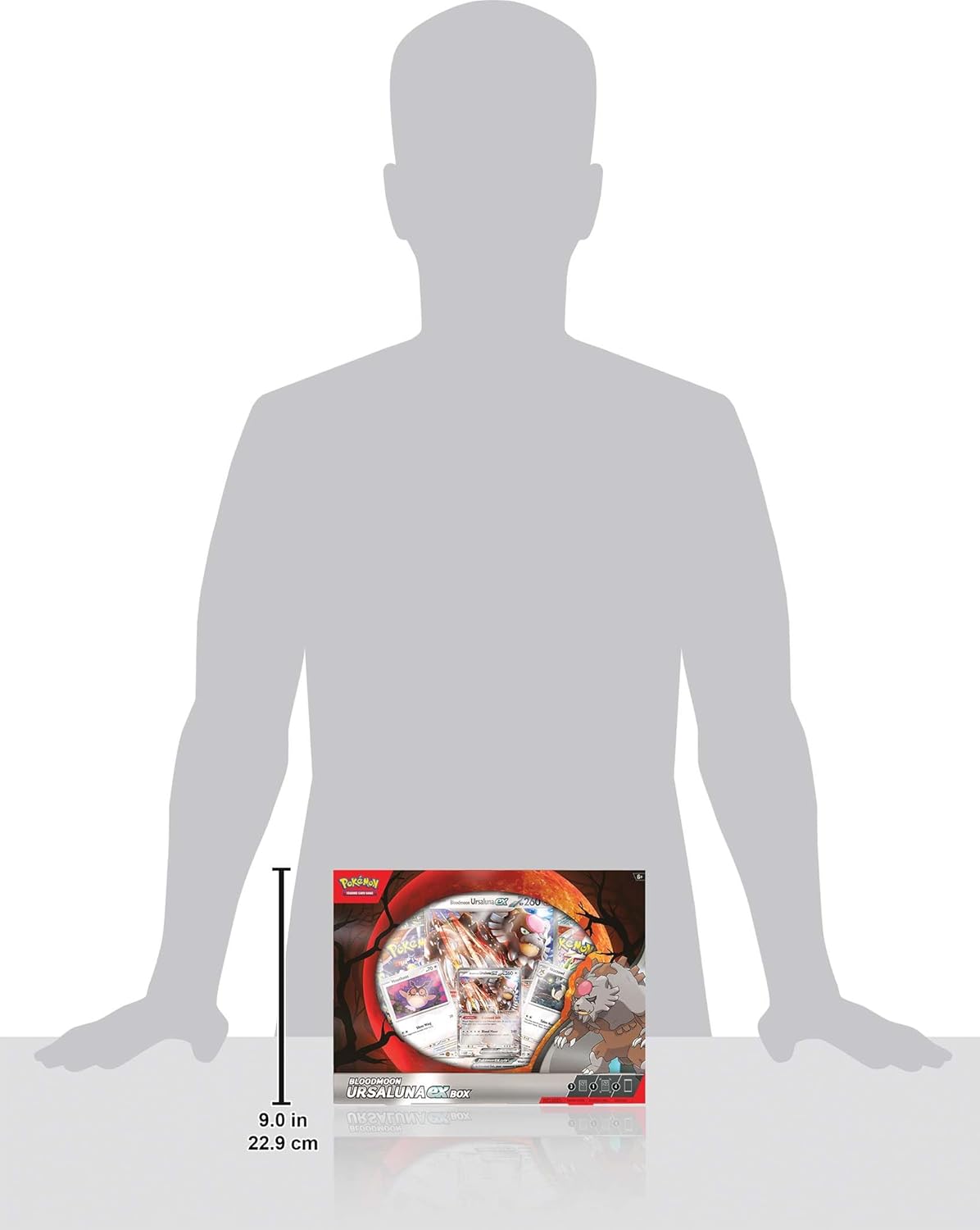 Pokemon TCG: Bloodmoon Ursaluna ex Box - 4 Packs, Promos