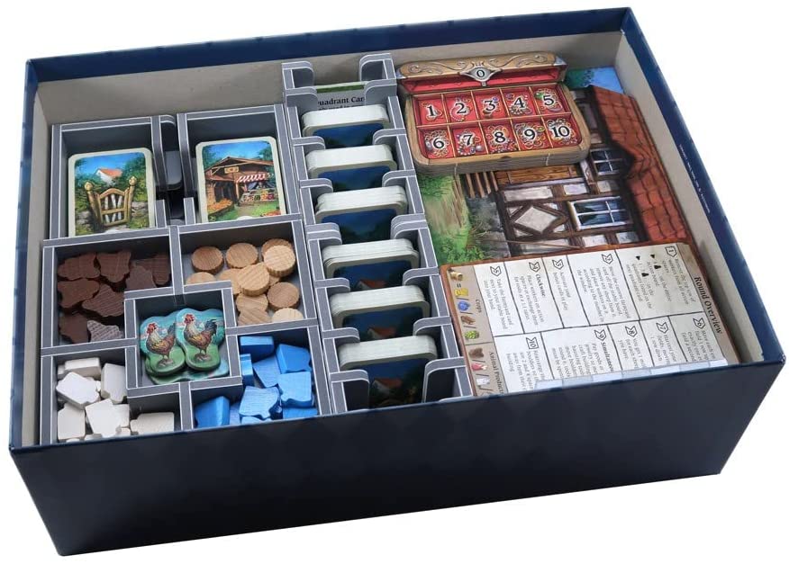 Folded Space Hallertau Board Game Box Inserts