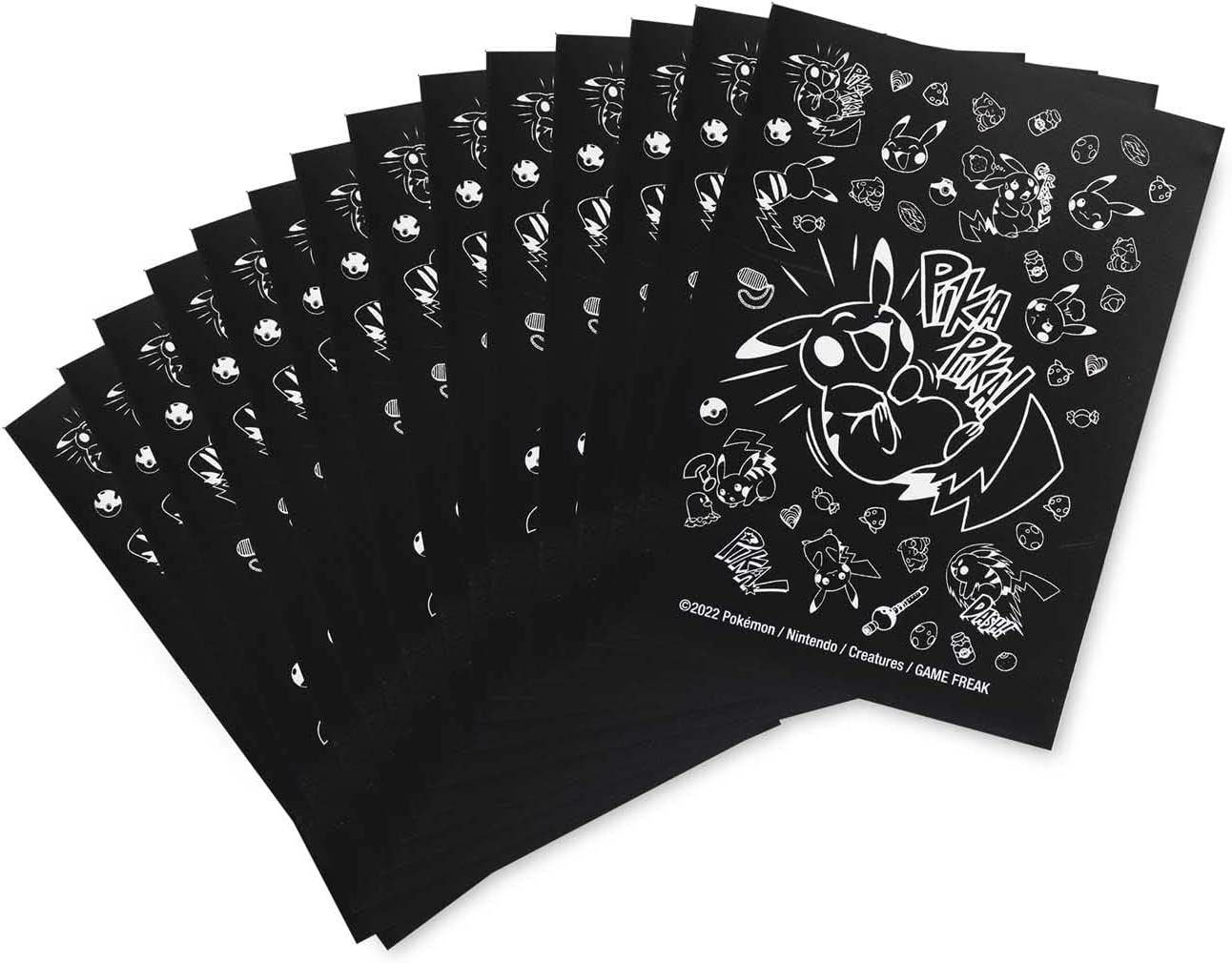 Pokemon Center: Pokemon TCG: Pikachu Comic-Style Card Sleeves (65 Sleeves)