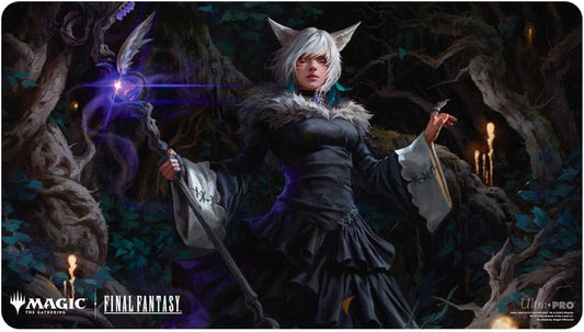 Ultra PRO - Final Fantasy x Universes Beyond Y’shtola, Night’s Blessed (Commander) Playmat for Magic: The Gathering | Card Game Playmat, Final Fantasy Collectibles, Desk Mat Mousepad