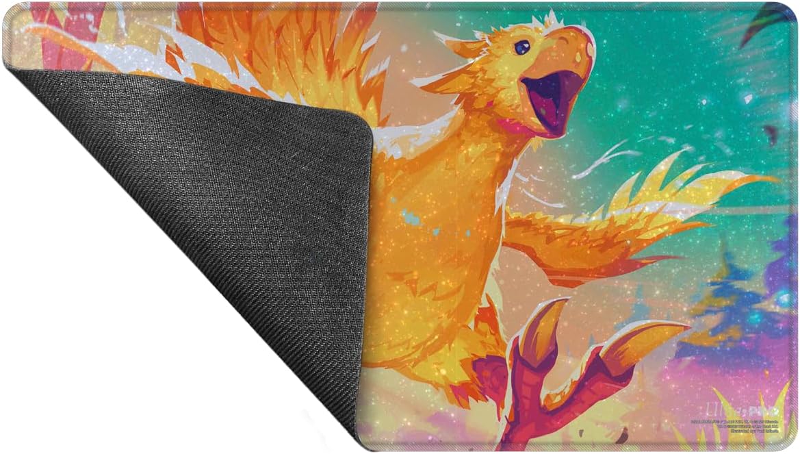 Ultra Pro Final Fantasy x Universes Beyond Traveling Chocobo (Golden) Holofoil Playmat for Magic: The Gathering