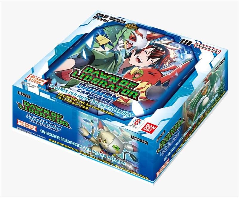 Digimon TCG Dawn of Liberator Booster Box (EX11) - 24 Packs - Presale Ships 02/13/2026