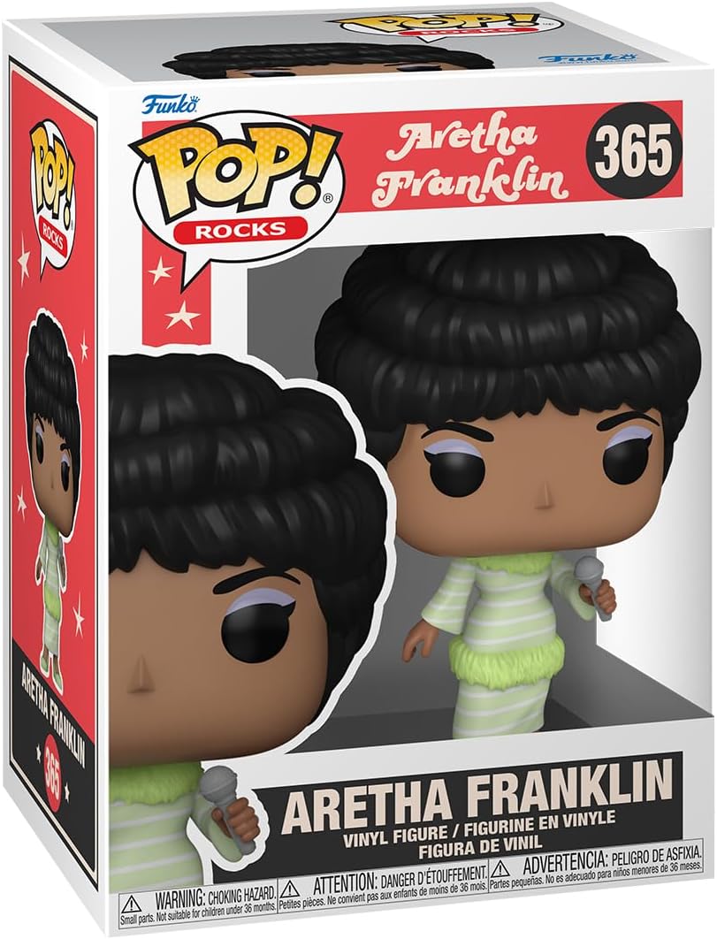Funko Pop! Rocks: Aretha Franklin (Green Dress)…