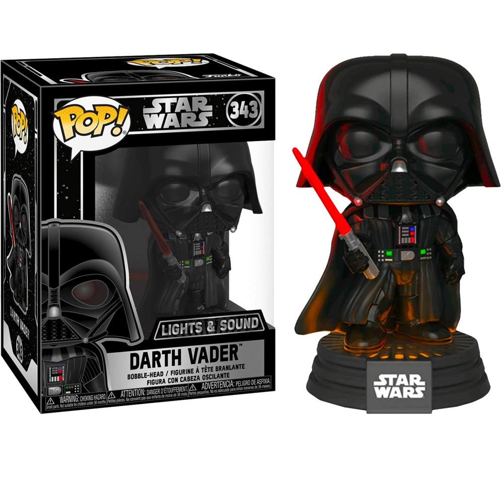 Funko 35519 POP Bobble: Star Wars: Darth Vader Electronic, Multicolor