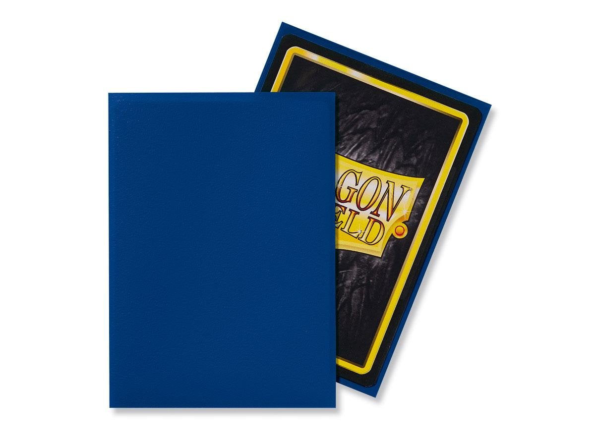 Dragon Shield Matte Blue Standard Size 100 ct Card Sleeves Individual Pack