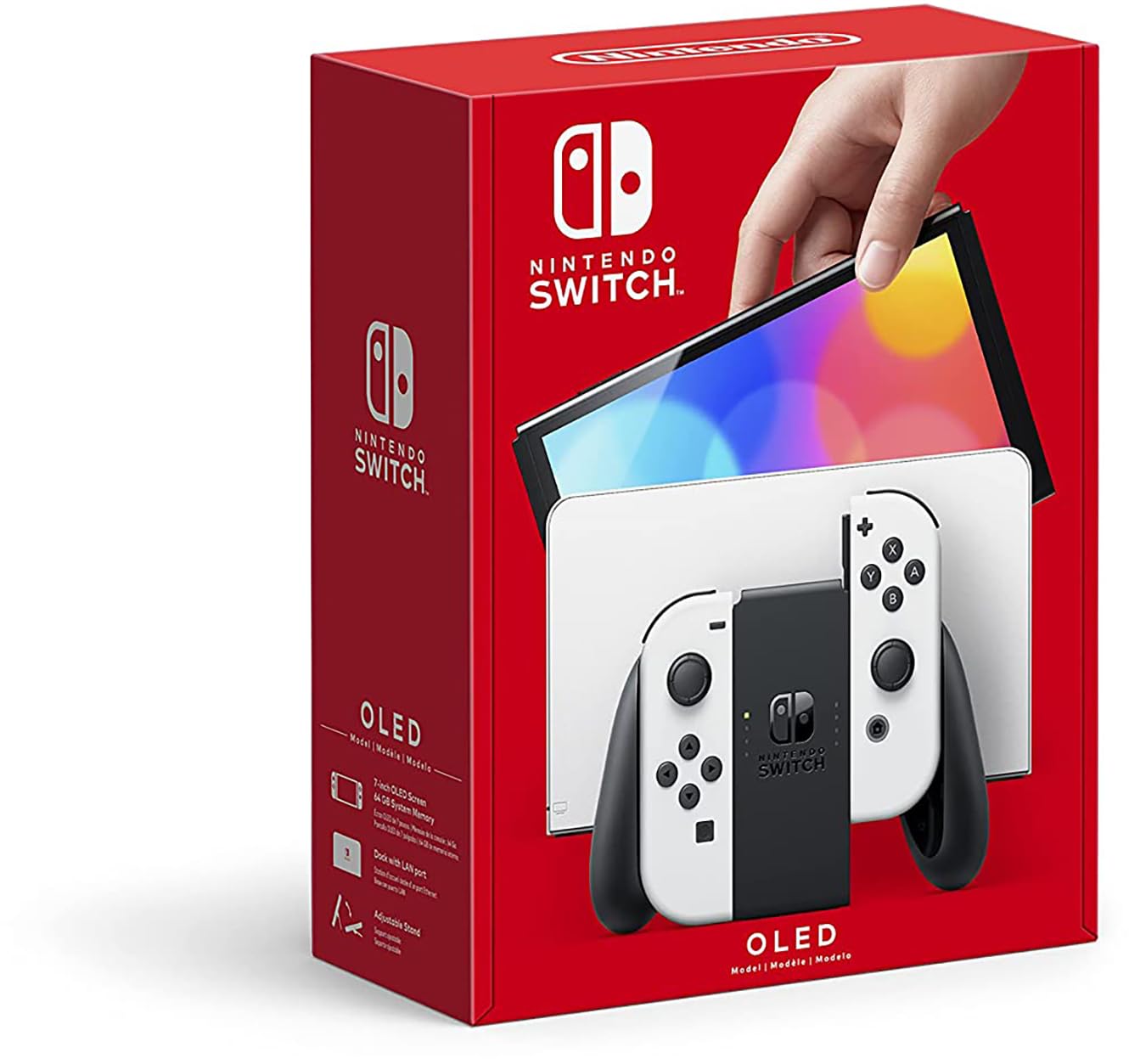 Nintendo Switch (OLED model) with White Joy-Con (USED)