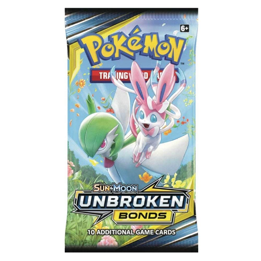 Pokemon 80547 Pokemon-Sun & Moon 10: Unbroken Bonds-Booster Packet