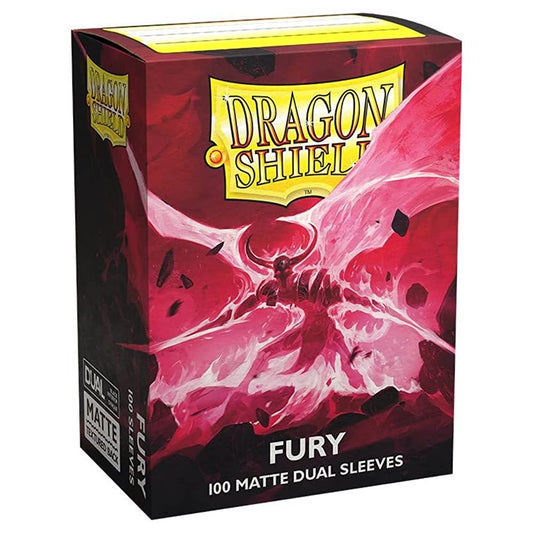 Dragon Shield Dual Matte Fury Standard Size 100 ct Card Sleeves Individual Pack
