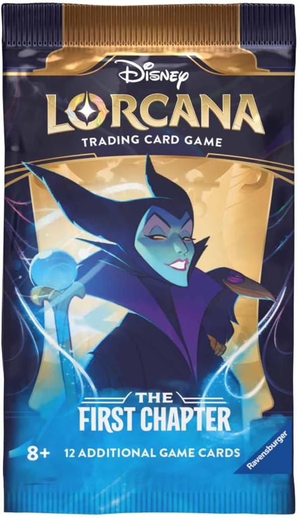 Ravensburger Disney Lorcana TCG: The First Chapter Assorted Single Booster Pack (12 Cards) | Collectible Trading Cards | Ideal for Disney Fans & TCG Players | Suitable for Ages 8+