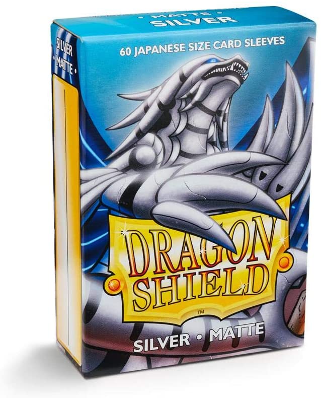 Dragon Shield 60ct Japanese Mini Card Sleeves - Matte Silver