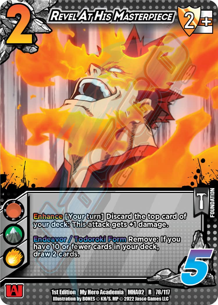 My Hero Academia Collectible Card Game Series 2 Crimson Rampage Deck-Loadable Content | Trading Card Game for Adults and Teens | Ages 14+ | 2 Players | Avg. Playtime 20-30 Mins | Made by Jasco Games