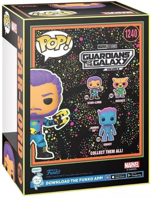Funko POP! Blacklight Star-Lord Marvel Guardians of The Galaxy Vol. 3 Exclusive