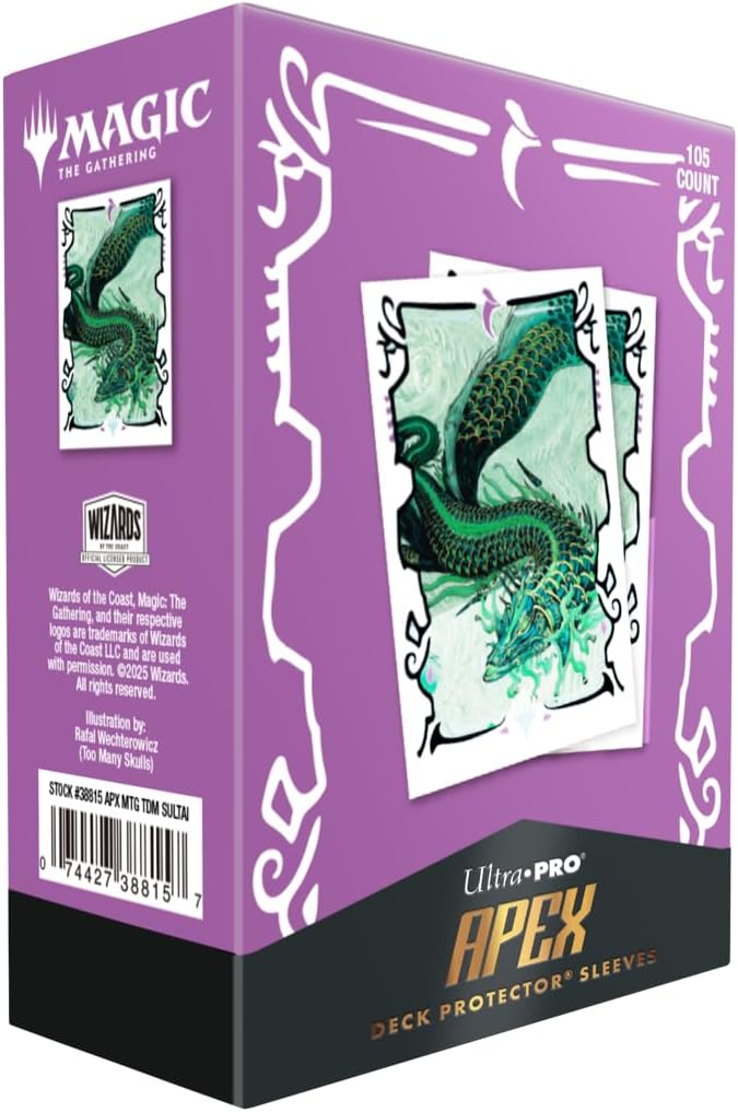 Ultra PRO - Tarkir Dragonstorm Teval, Arbiter of Virtue 105ct APEX Deck Protector™ Sleeves for Magic: The Gathering