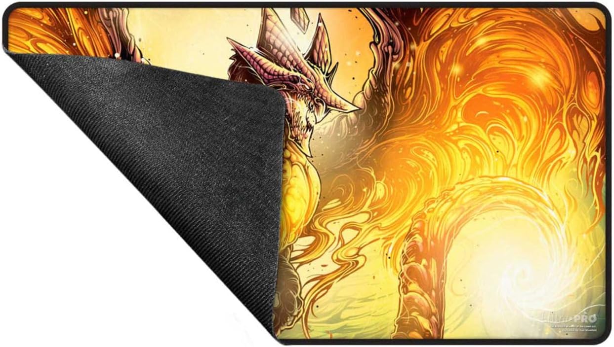 Ultra PRO - Tarkir Dragonstorm Betor, Kin to All Black Stitched Playmat for Magic: The Gathering | Gaming Table Mat, Card Game Accessory, TCG Playmat, Tabletop Gaming Mat, Collectible Card Game Mat
