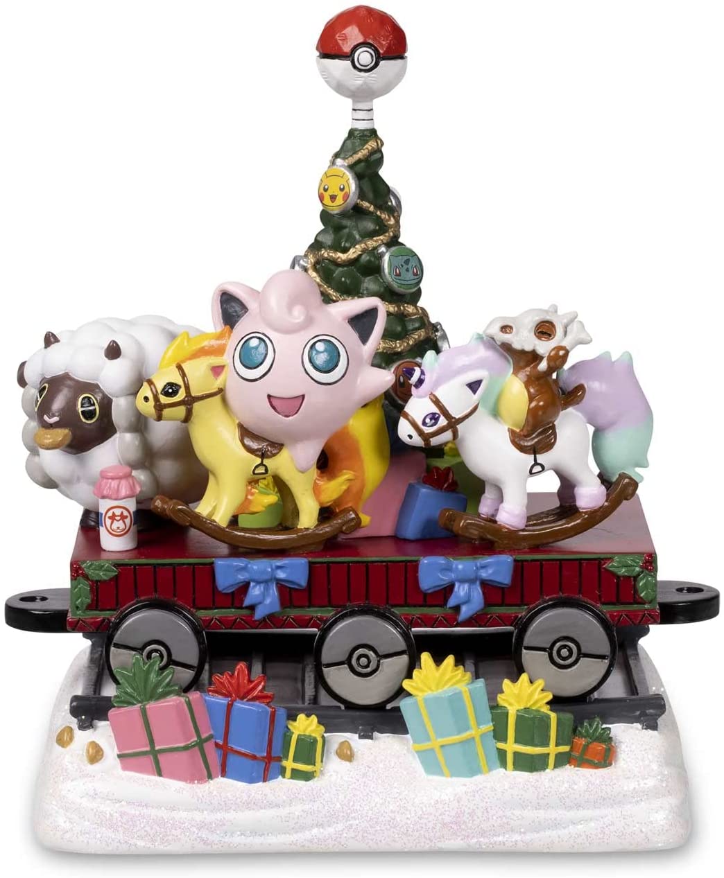Pokemon Delibird Holiday Express Figure - Ponyta Rockers Flatcar