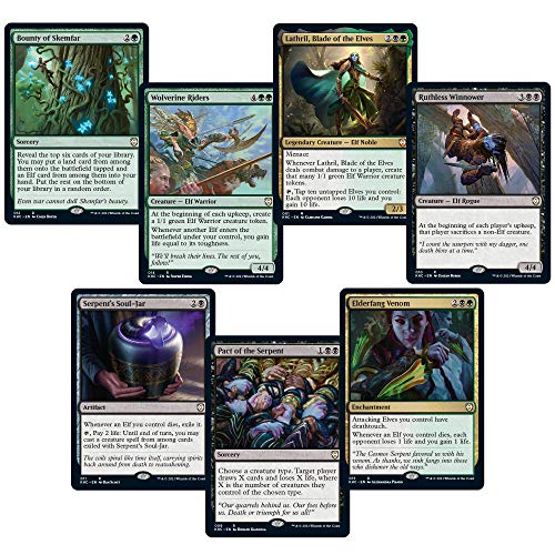 Magic: The Gathering Kaldheim Commander Deck Elven Empire | 100 Card Ready-to-Play Deck | Green-Black