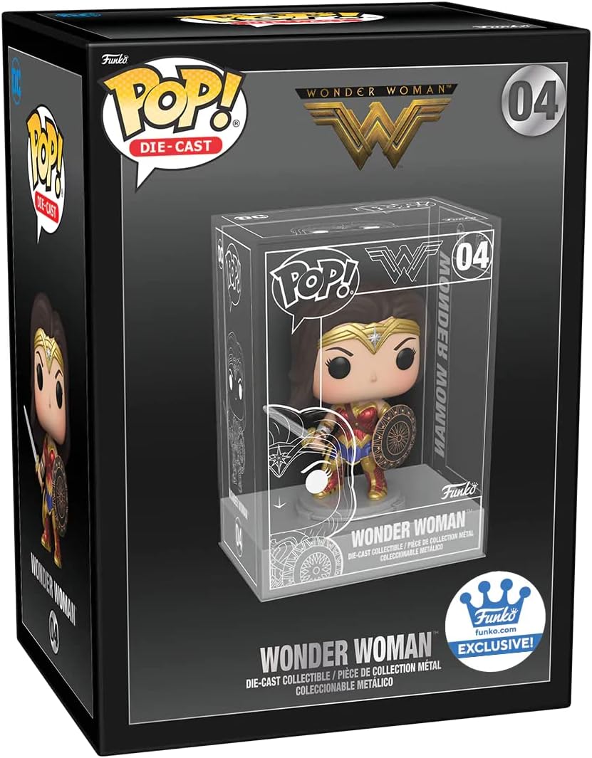 Funko POP! Die Cast Wonder Woman with Sword & Shield