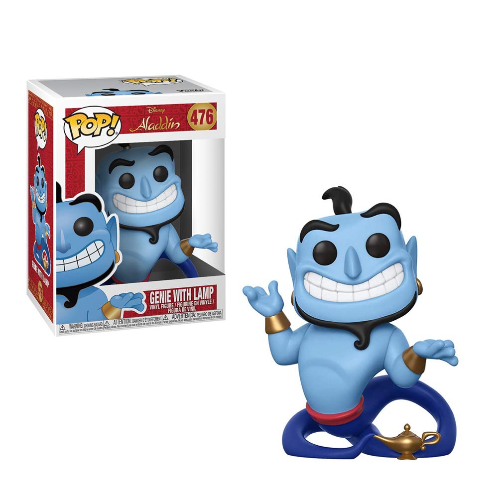 Funko 35757 Pop! Disney: AladdinGenie with Lamp, Multicolor
