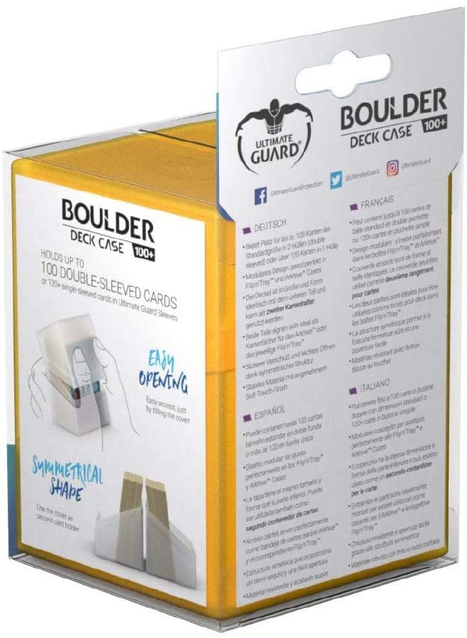 Ultimate Guard 100+ Boulder Deck Case - Amber