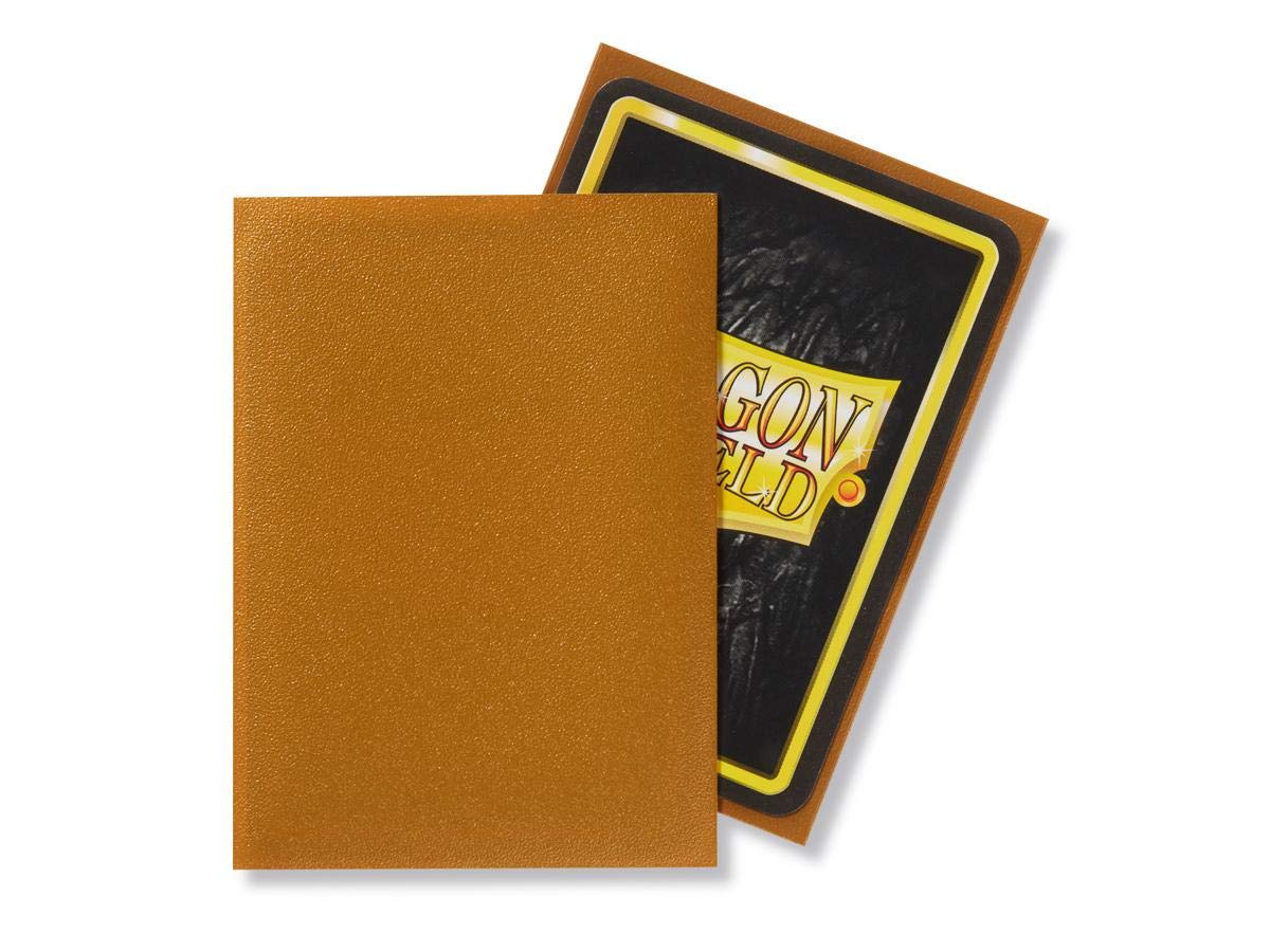 Dragon Shield Matte Gold Standard Size 100 ct Card Sleeves Individual Pack