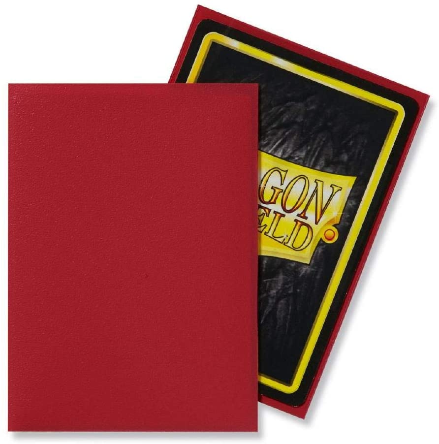 Dragon Shield 100ct Standard Card Sleeves - Matte Red