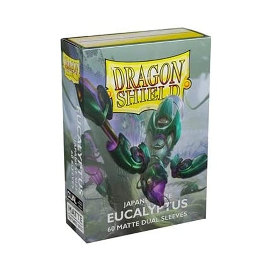Arcane Tinmen Dragon Shield Japanese Size Sleeves  Matte Dual Eucalyptus 60CT - Card Sleeves Smooth & Tough