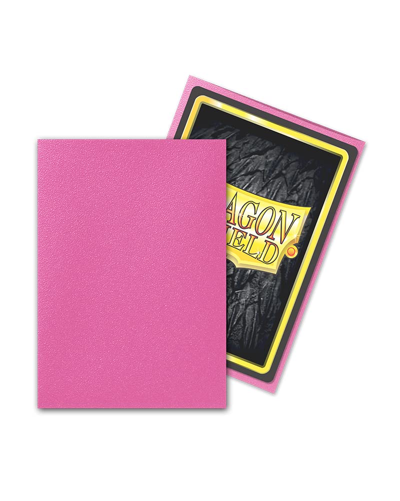 Dragon Shield Japanese Size Sleeves Matte Pink Diamond 60CT - Card Sleeves Smooth & Tough - Compatible with Pokemon, Yu-Gi-Oh!, & More TCG, OCG