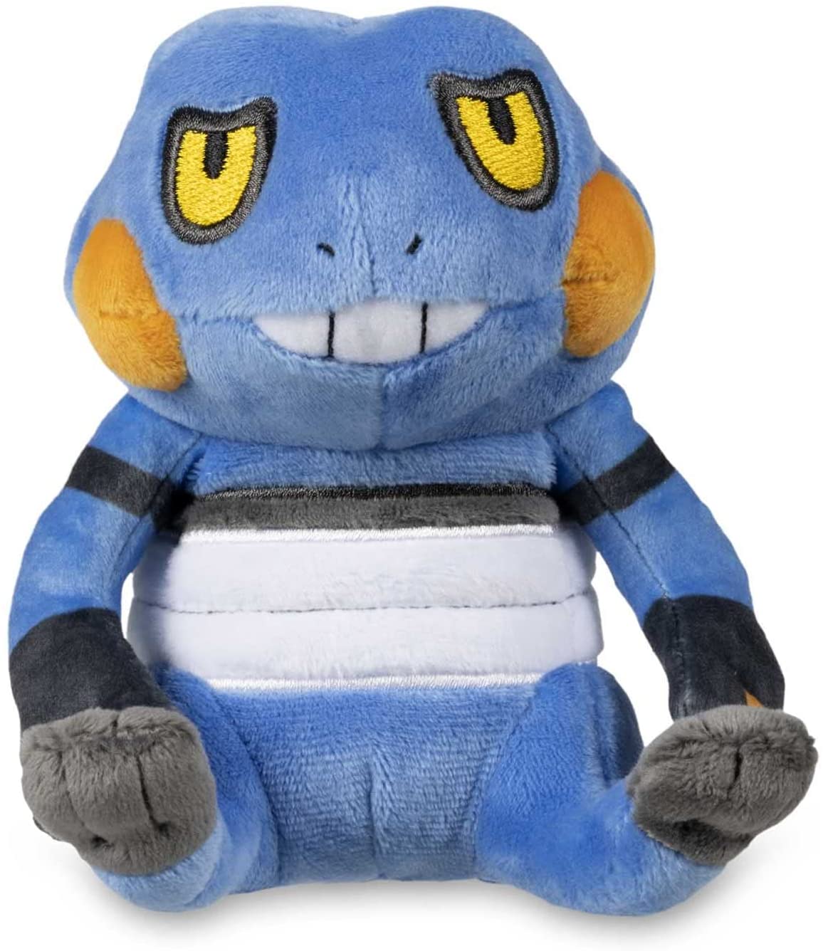 Pokemon Center: Sitting Cuties: Croagunk Plush # 453 - Generation 4 - 6 In