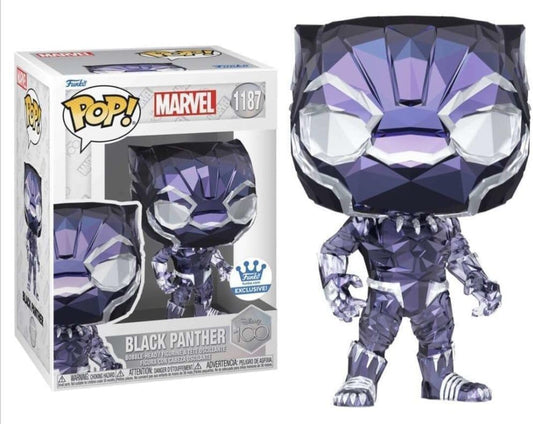 Funko Pop Black Panther Facet #1187 Exclusive Protector and Box Include, 3.75 inches