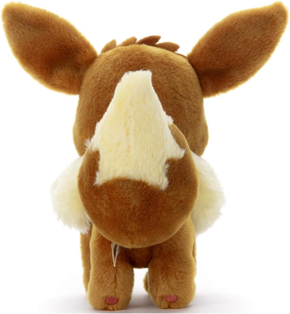 Takara Tomy Arts Pokemon: I Choose You! Plush Toy, Eevee, Height: Approx. 8.3 inches (21 cm)