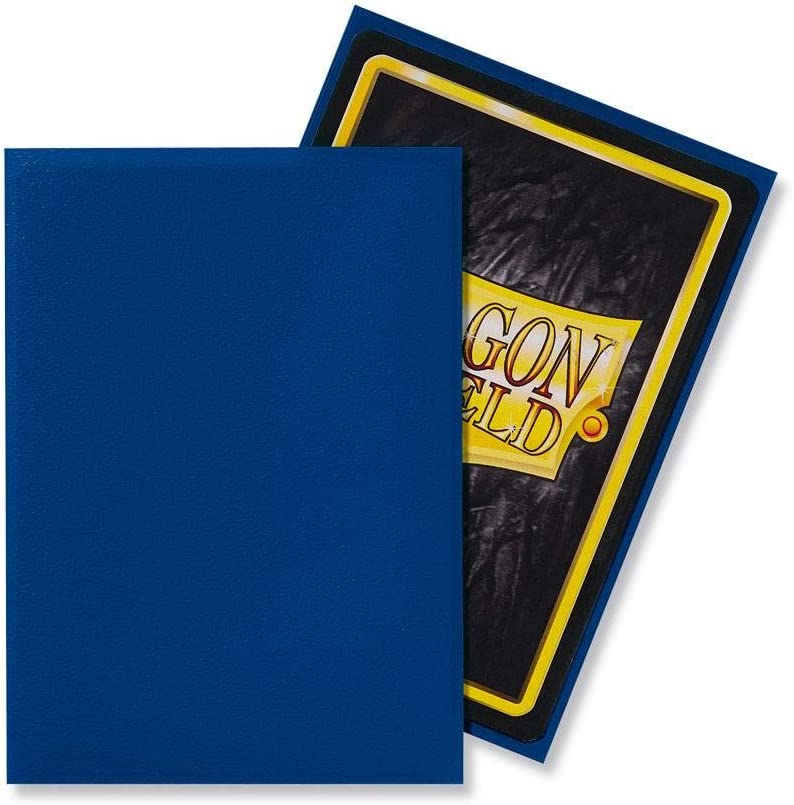 Dragon Shield 100ct Standard Card Sleeves Display Case (10 Packs) - Matte Blue