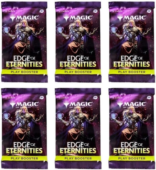 6 Packs MTG Play Booster Pack Lot MTG Edge of Eternities