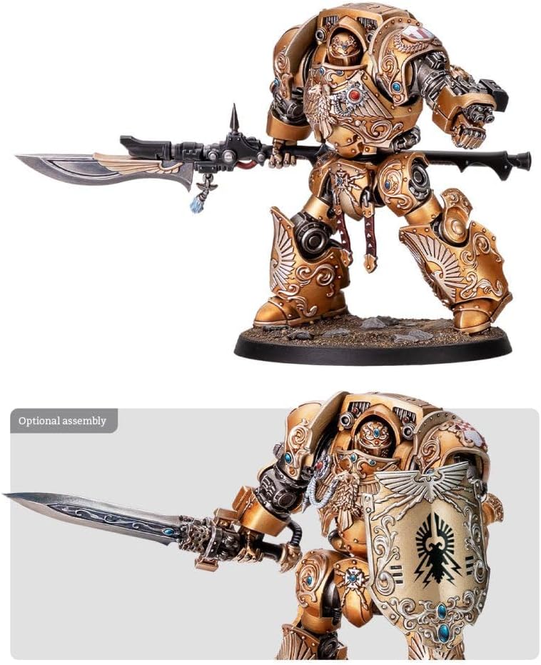 Warhammer The Horus Heresy Legio Custodes Custodian Dreadnought, Contemptor-Galatus or Achillus Plastic Miniature