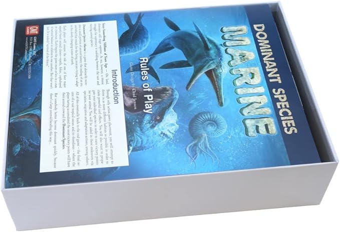 Folded Space for Dominant Species Marine Board Game Box Inserts