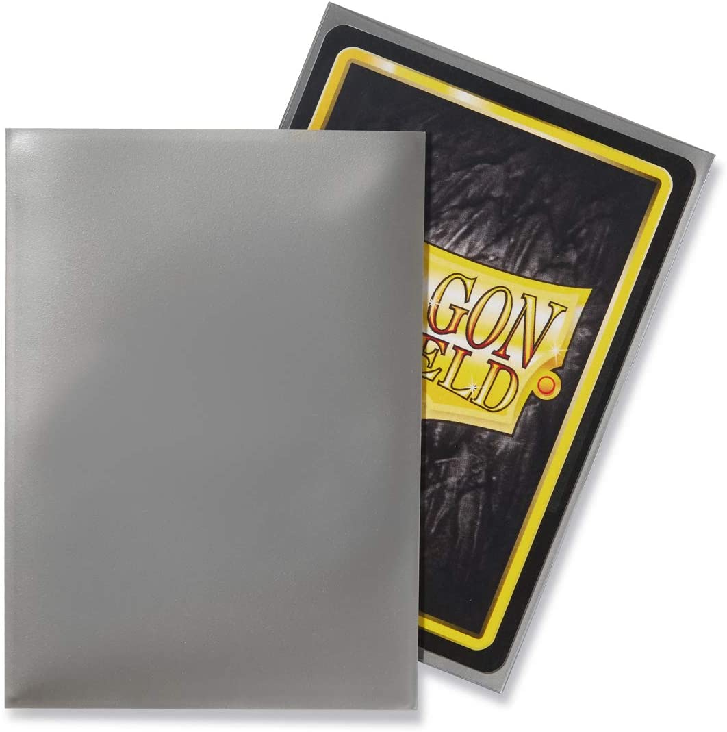 Dragon Shield 100ct Standard Card Sleeves - Classic Silver