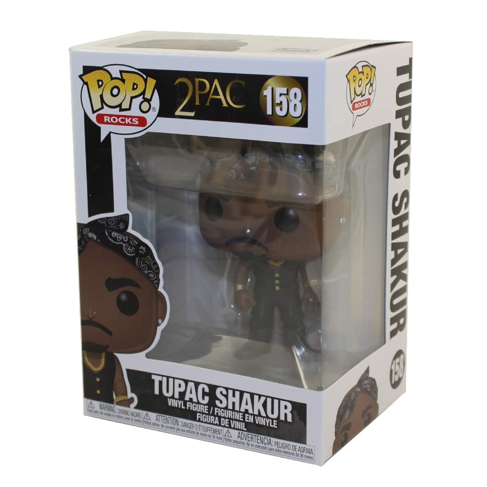 Funko POP! Rocks: Tupac - Vest with Bandana, Multicolour,3.75 inches