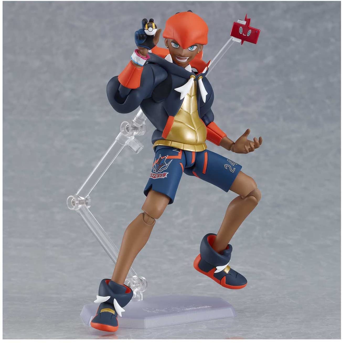 Pokemon Figma Action Figure - Raihan with Duraludon & Rotom Phone