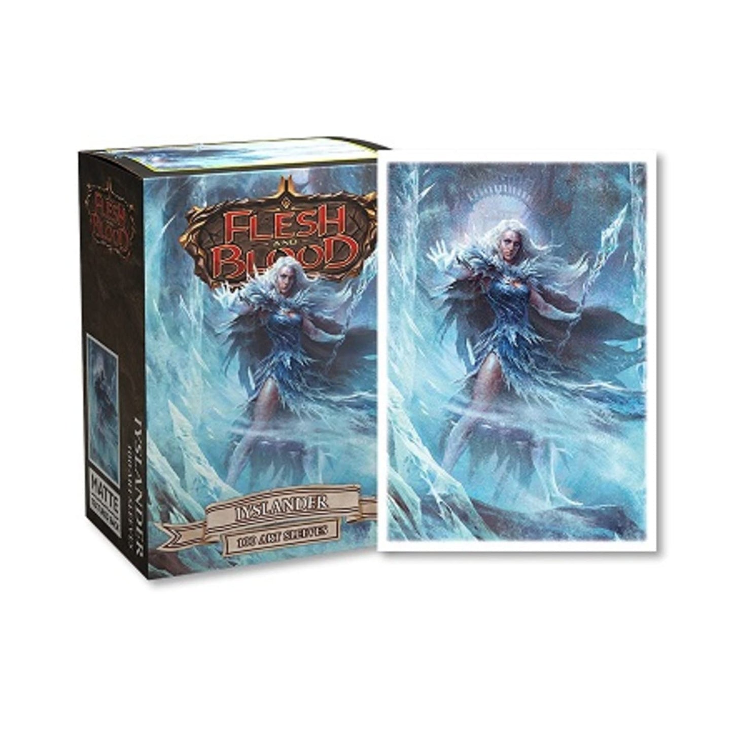 Arcane Tinmen Dragon Shield Sleeves Flesh and Blood: Iyslander 100 CT - MTG Card Sleeves are Smooth & Tough - Compatible with Pokemon & Magic The Gathering Card Sleeves (AT-16052)