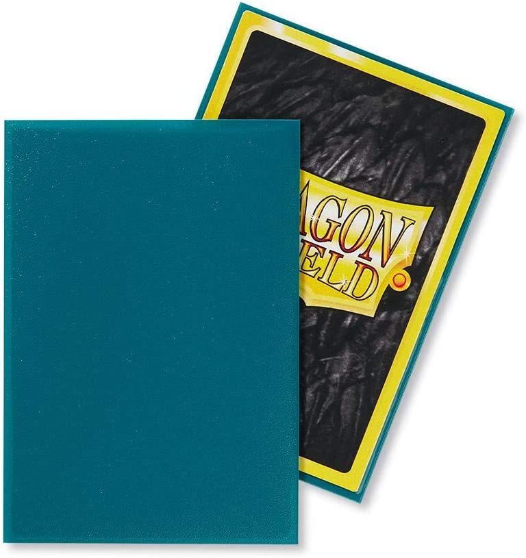 Dragon Shield 60ct Japanese Mini Card Sleeves Display Case (10 Packs) - Matte Petrol