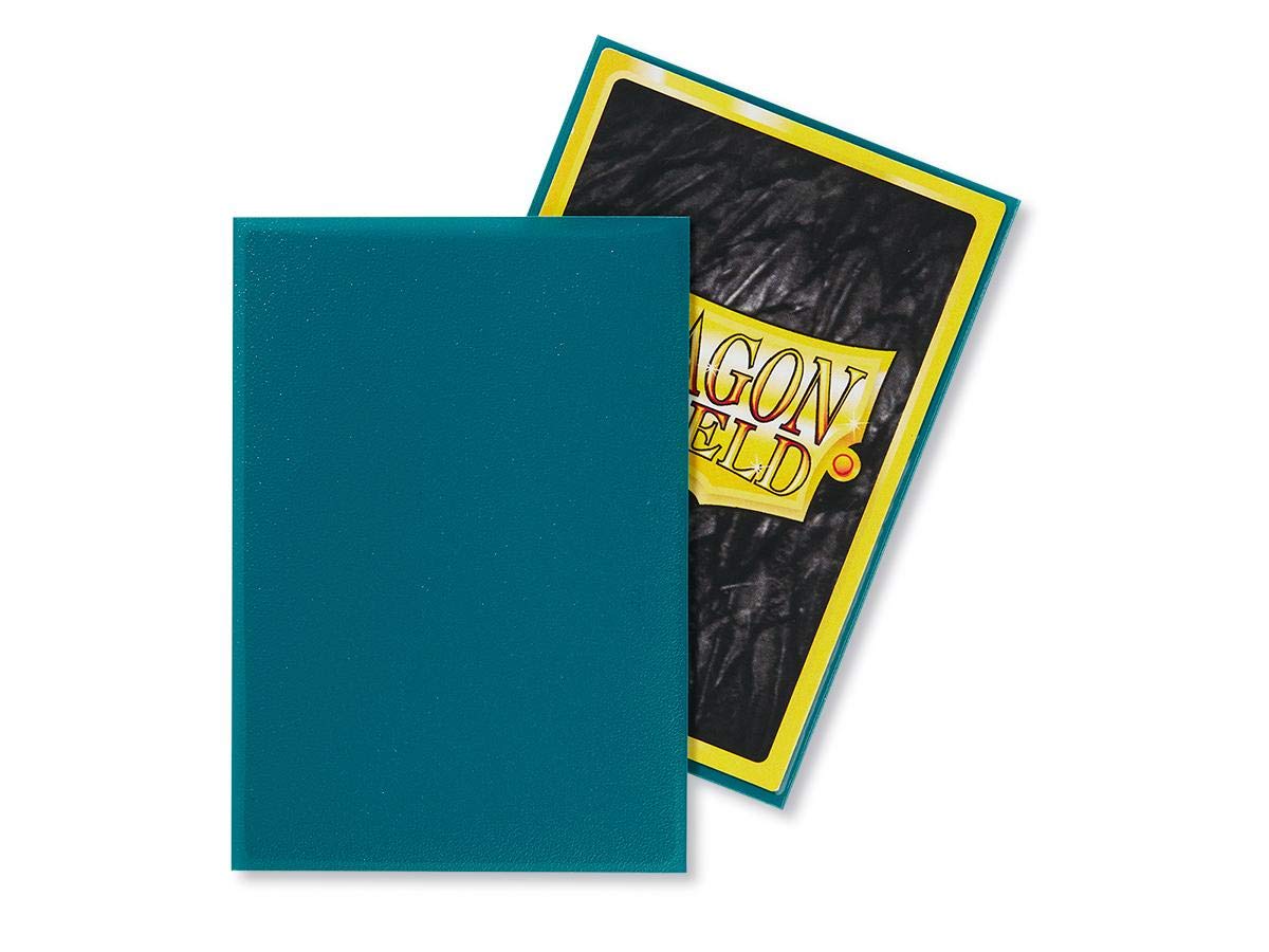 10 Packs Dragon Shield Matte Mini Japanese Petrol 60 ct Card Sleeves Display Case