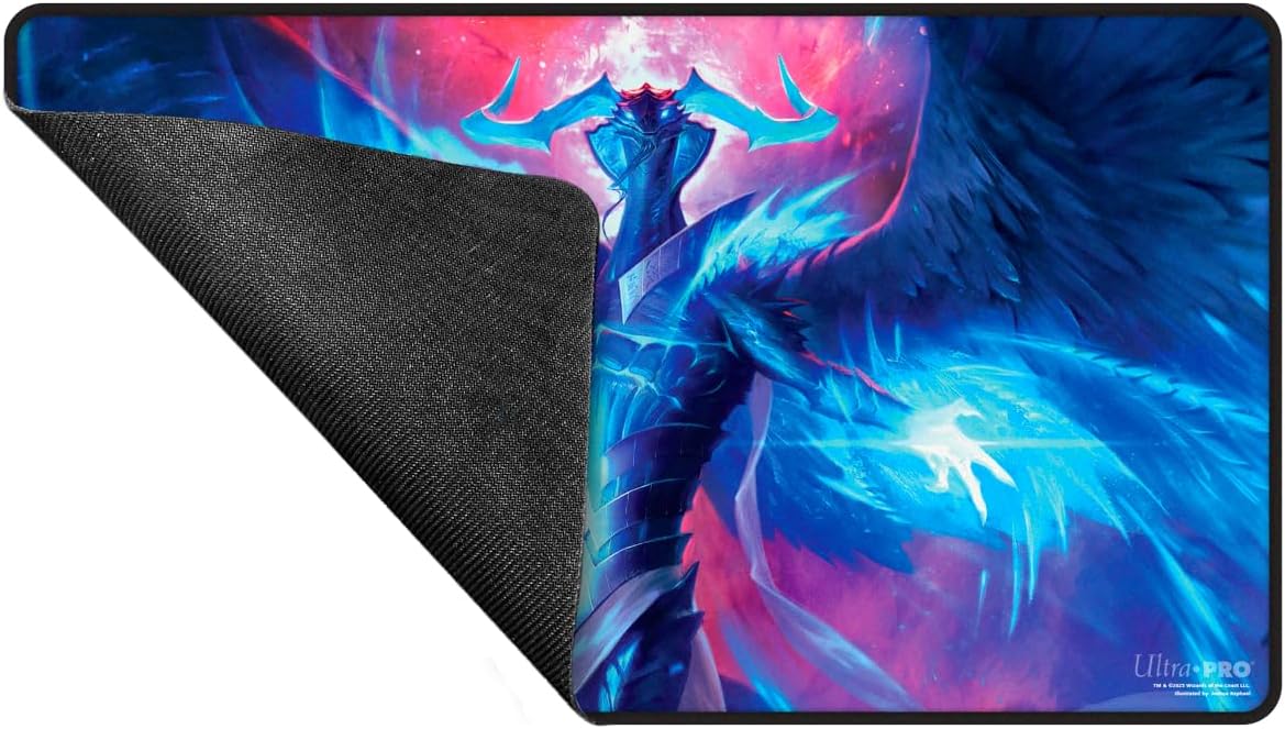 Ultra PRO - Tarkir Dragonstorm Ugin, Eye of The Storms Black Stitched Playmat for Magic: The Gathering | Gaming Table Mat, Card Game Accessory, TCG Playmat, Tabletop Gaming Mat