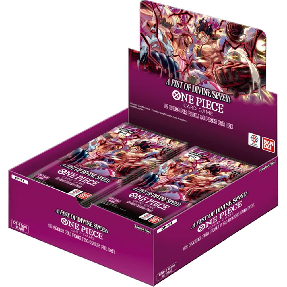 One Piece TCG A Fist of Divine Speed Booster Box (OP-11) - 24 Packs - Presale Ships 06/06/2025
